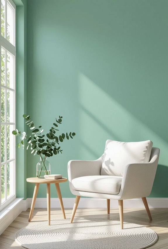 fresh airy pastel mint