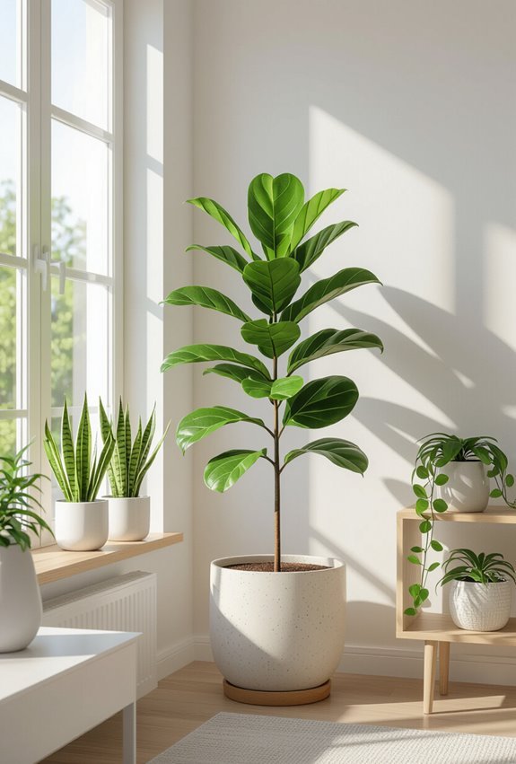 fresh greenery enhances modernity
