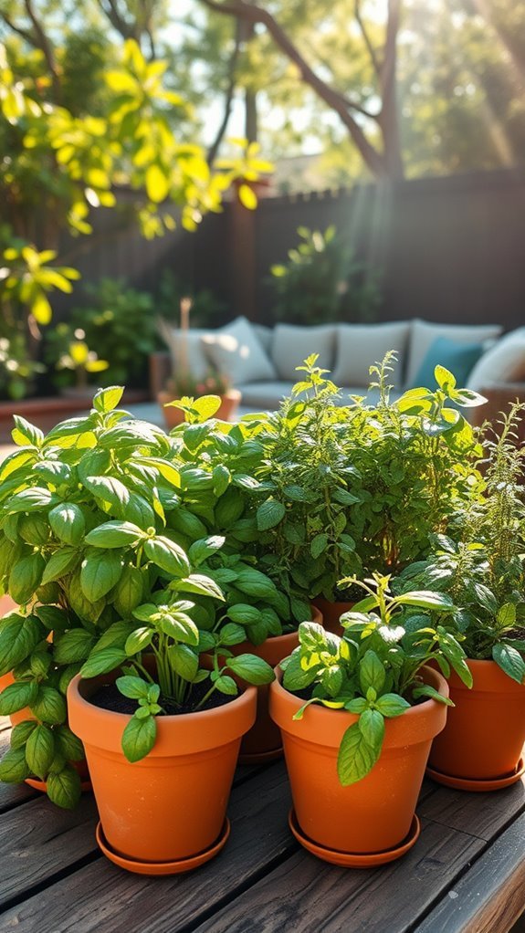fresh herbs enhance meals