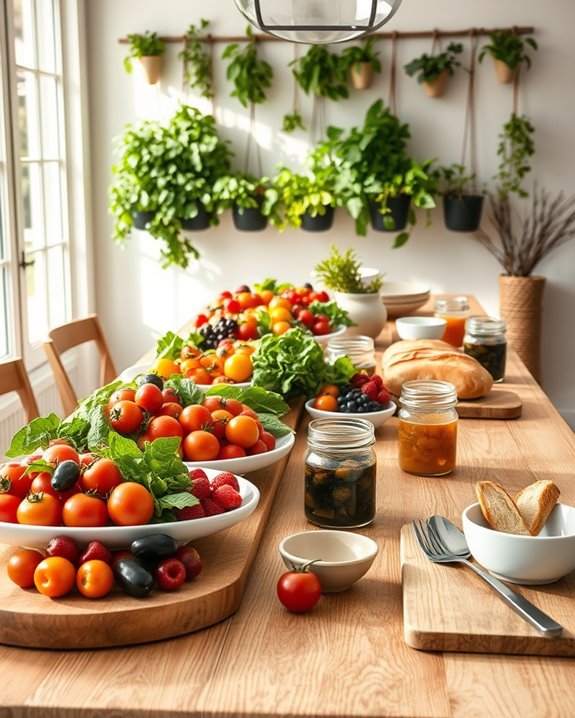 fresh seasonal local ingredients