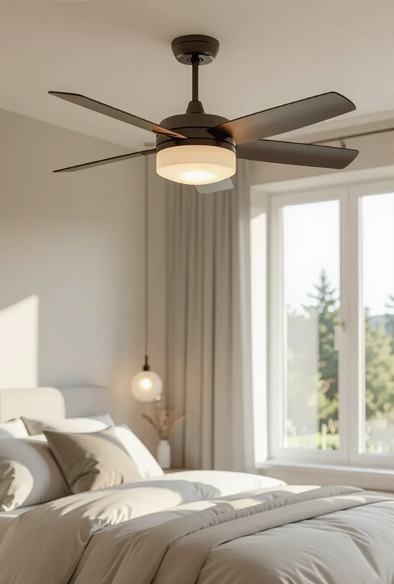 frosted glass fans for ambiance
