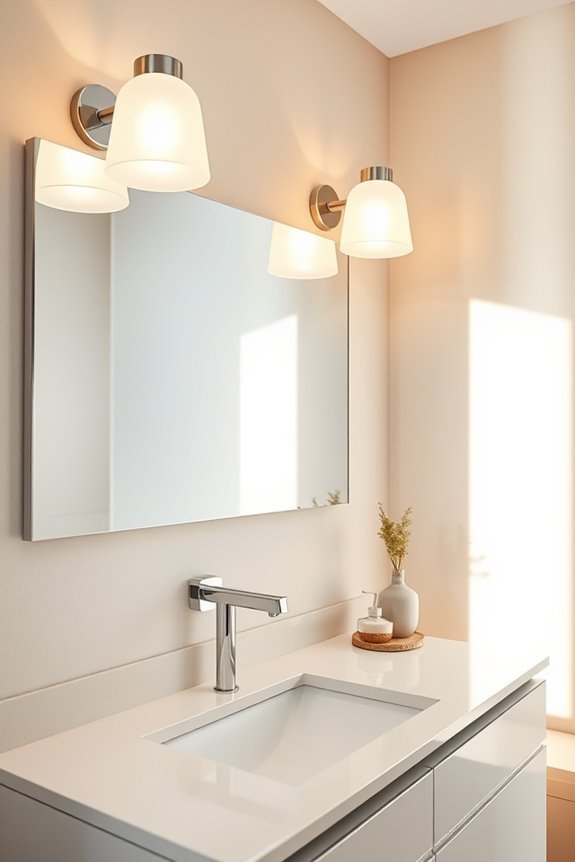 frosted glass shades elegance