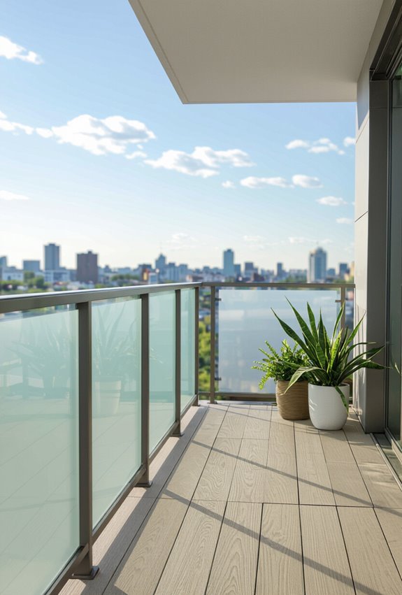 frosted privacy glass panels