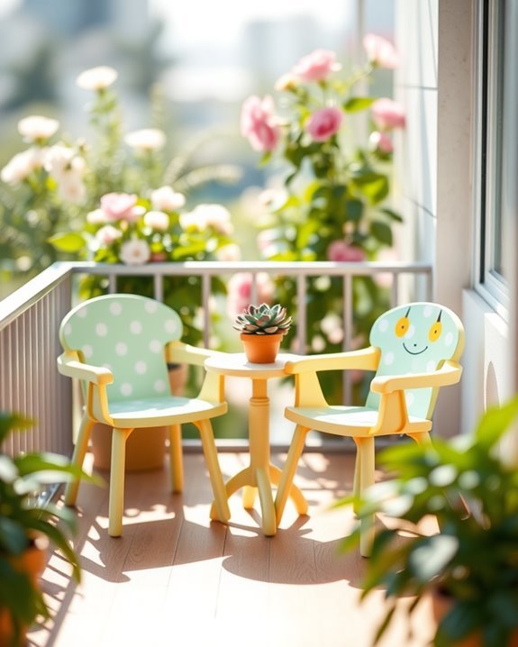 fun and colorful seating