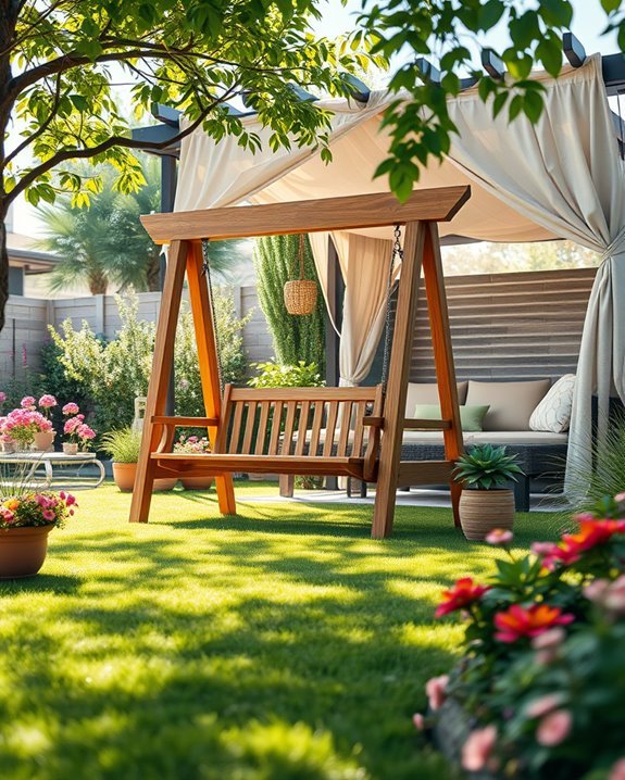 fun backyard swing addition