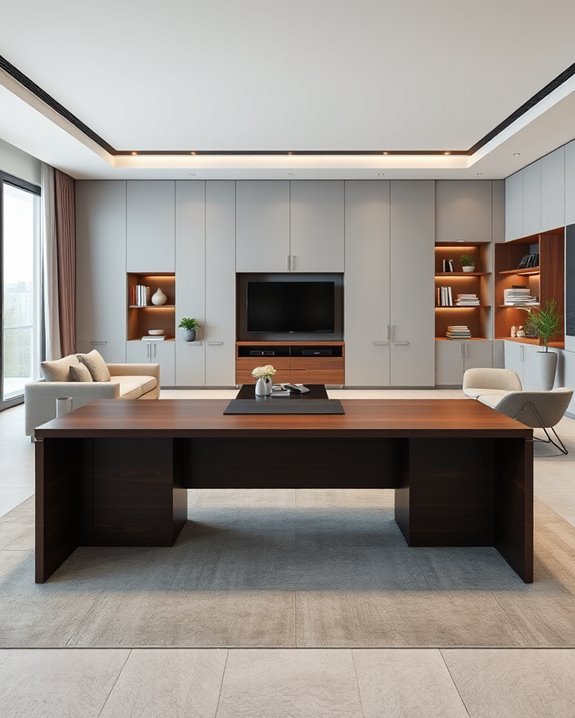 functional and organized workspace