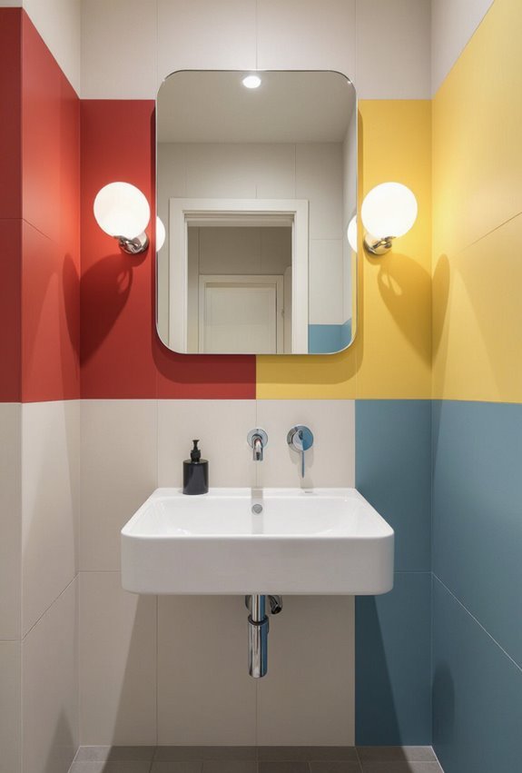 functional bauhaus color blocking