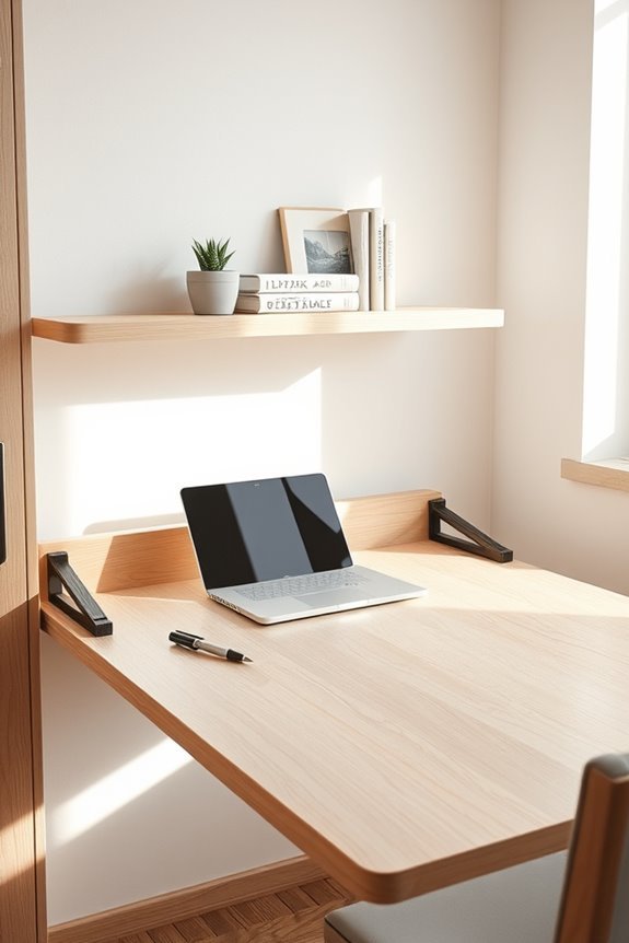 functional fold down workspace solution