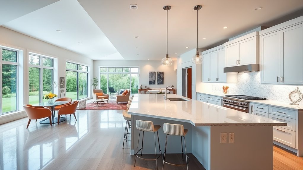 functional open kitchen designs