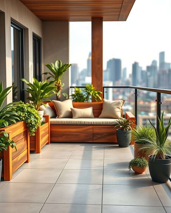 functional stylish outdoor seating