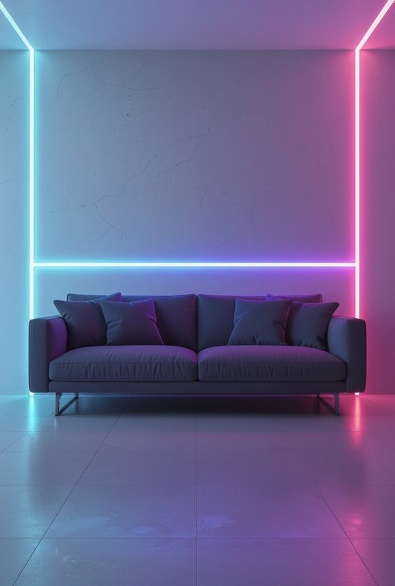 futuristic neon ambient colorization