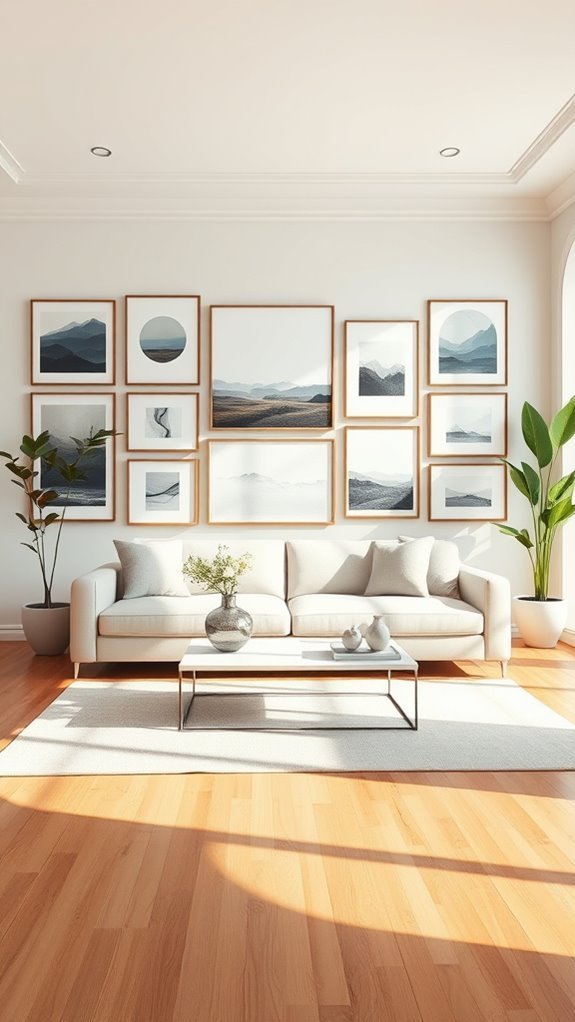 gallery wall art display