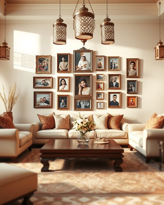 gallery wall of memories