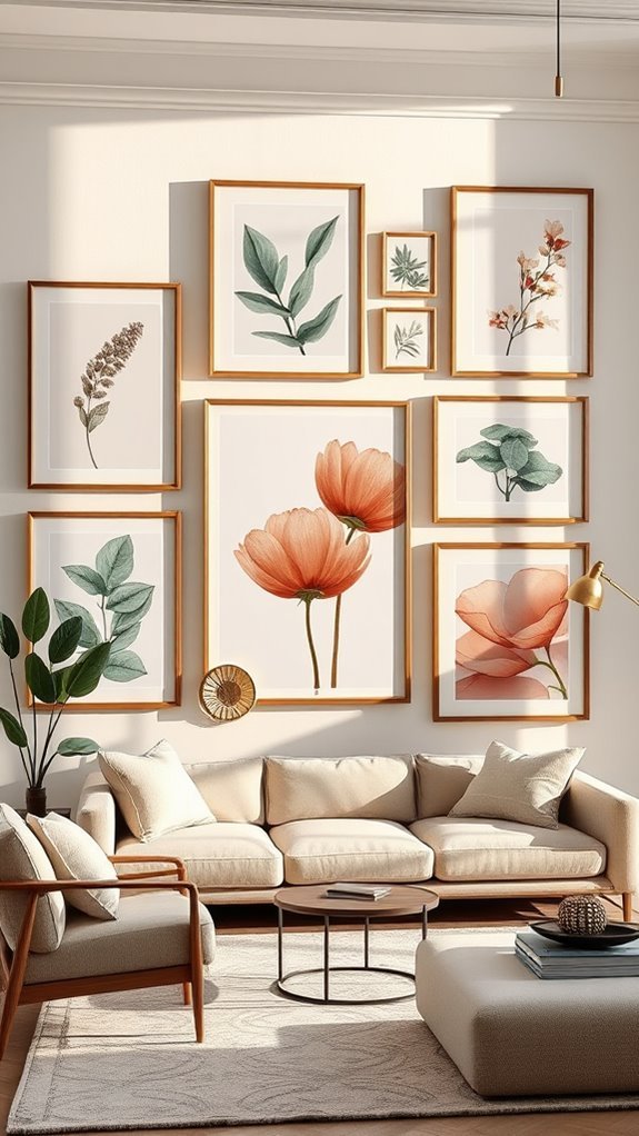 gallery wall with sintra