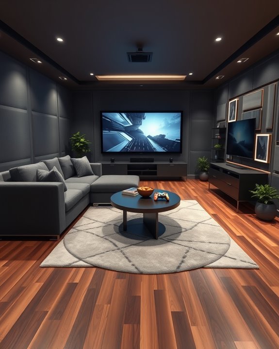 game area for entertainment