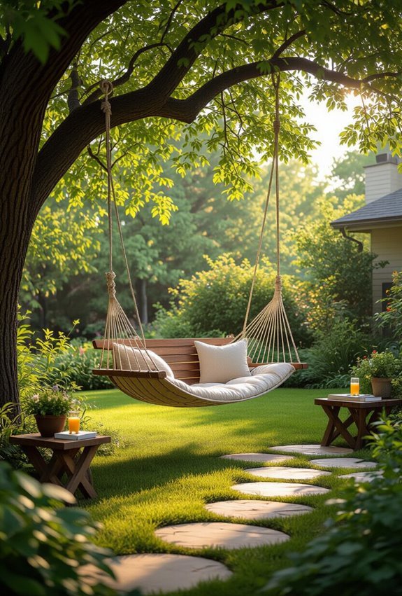 garden swing and hammock care