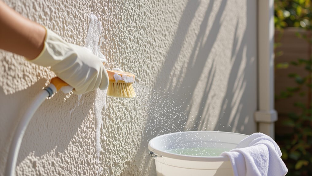 gentle cleaning for stucco