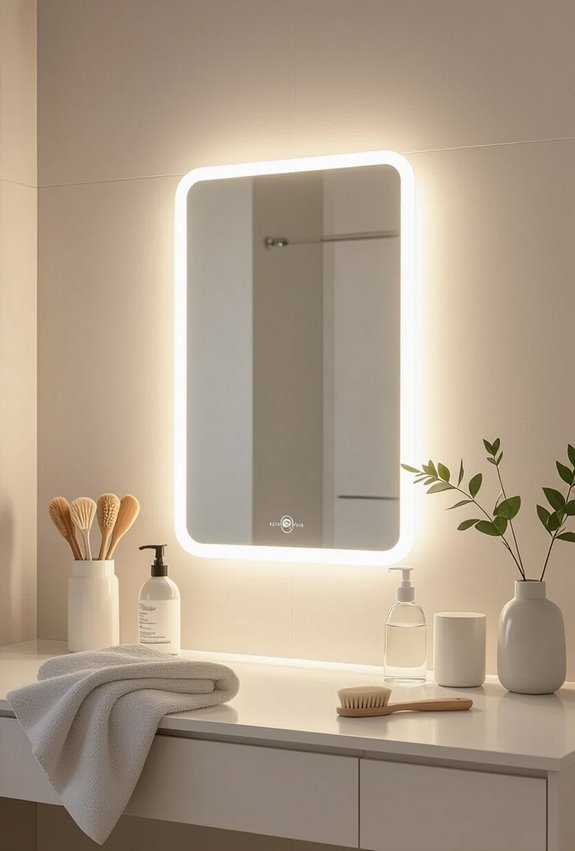 gentle cleaning preserves led mirrors