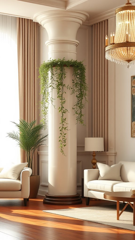 gentle curved column design