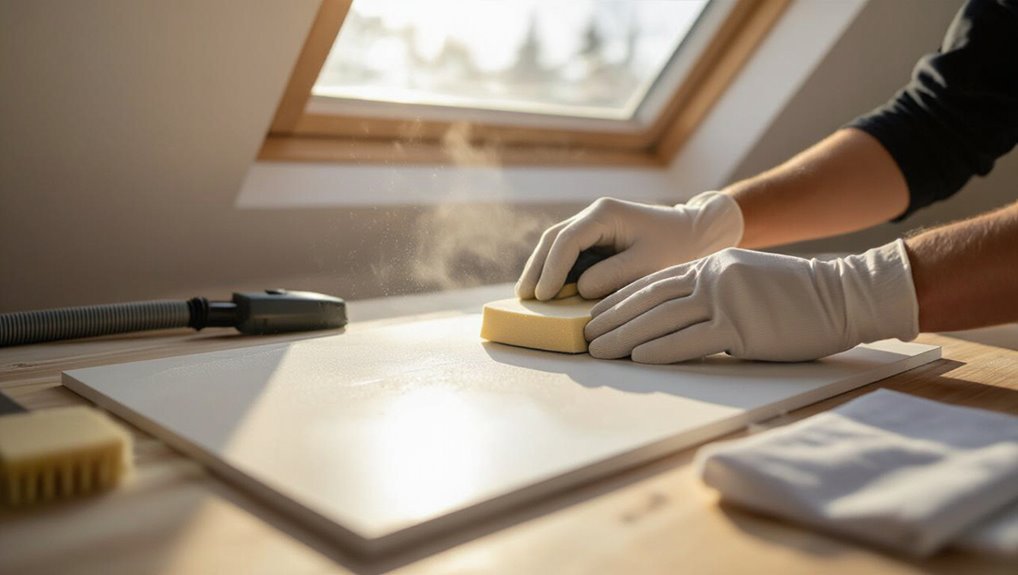 gentle sanding for pvc