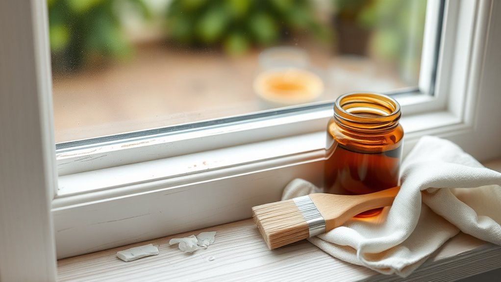 gentle scraping and cleaning