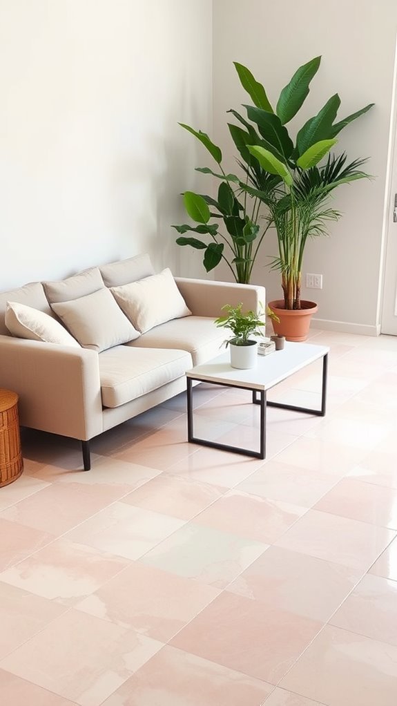 gentle soft pastel tiles