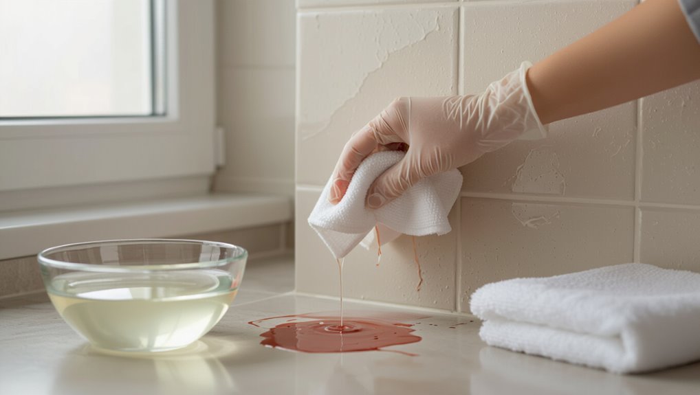 gentle stain removal technique