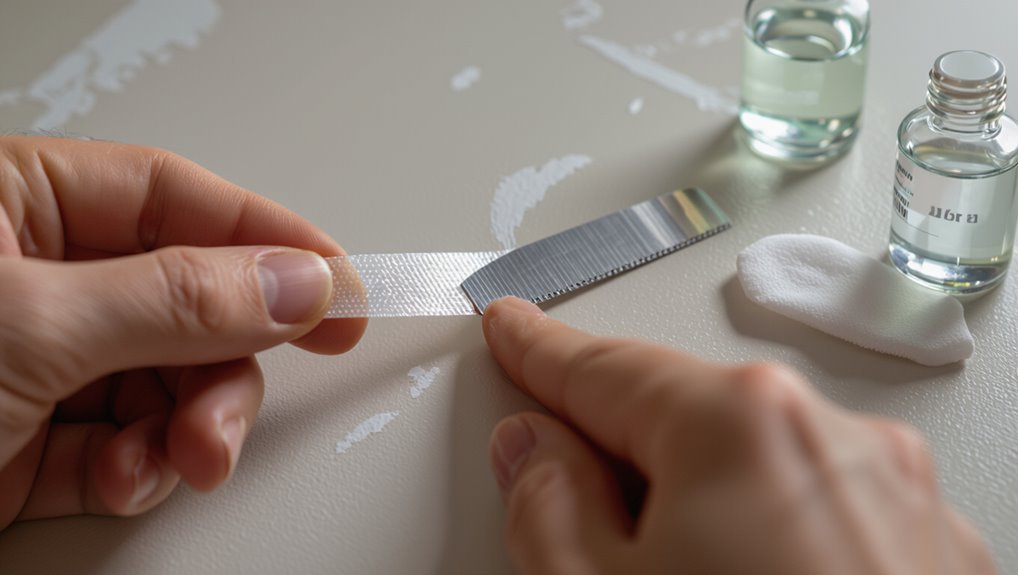 gentle tape lifting techniques