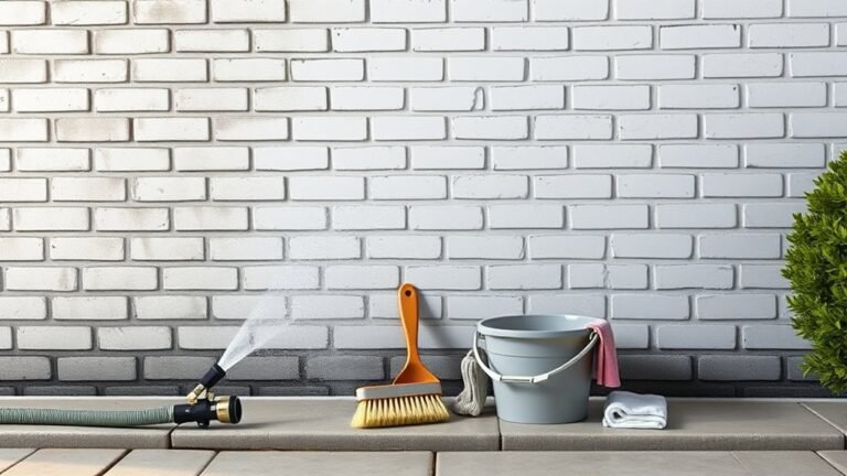 gentle thorough brick cleaning