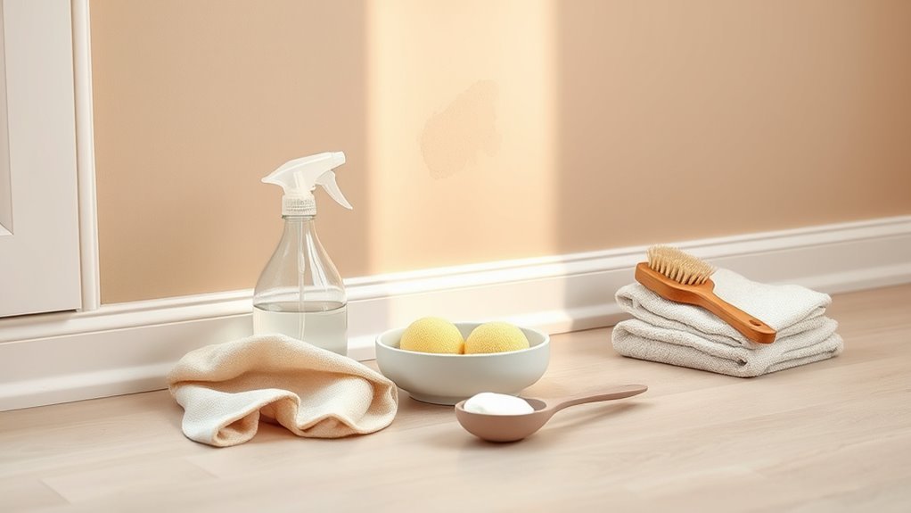 gentle wall cleaning method