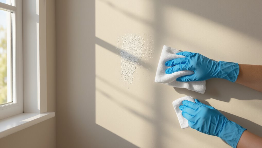 gentle wall cleaning technique