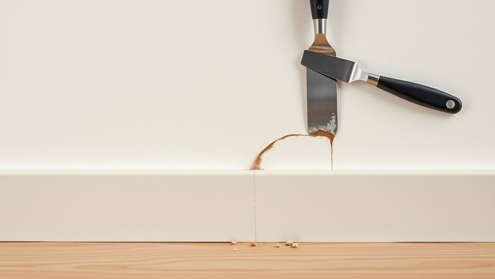 gently shave and sand surface