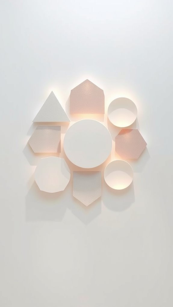 geometric art enhances spaces