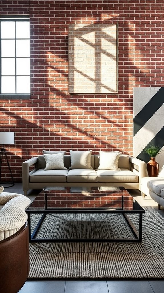 geometric brick wallpaper designs