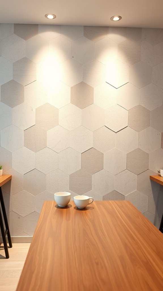 geometric designs enhance ambiance