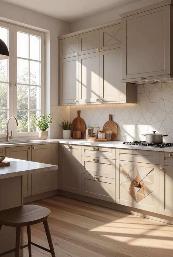 geometric eco friendly cabinet designs