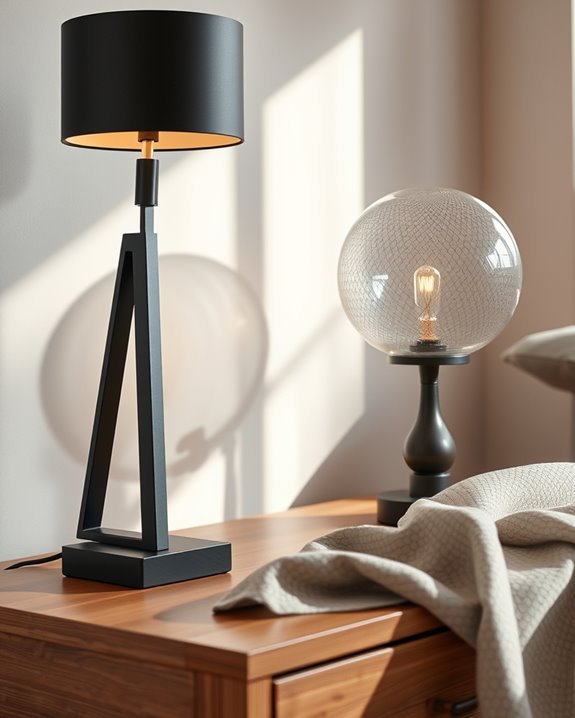 geometric lamp design enhancement