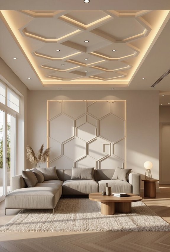 Ceiling Design Complex 30 False Ceiling Designs for a Stunning Living Room