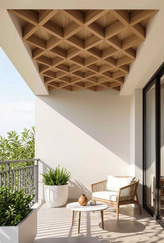 geometric patterns create height