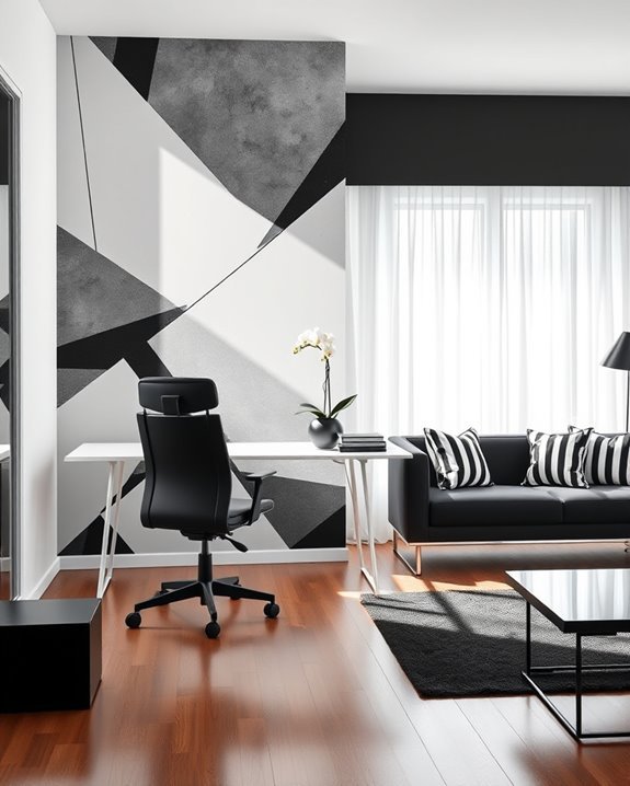 geometric patterns energize workspace