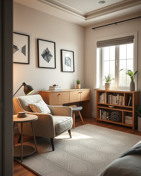 geometric patterns enhance decor