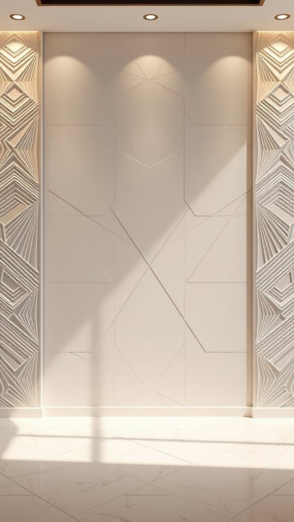 geometric patterns enhance interiors