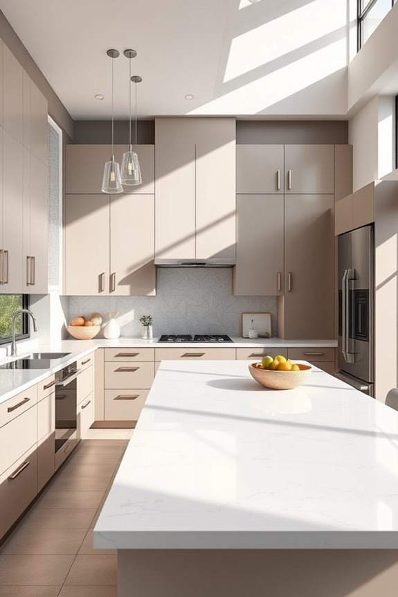 geometric patterns enhance kitchens