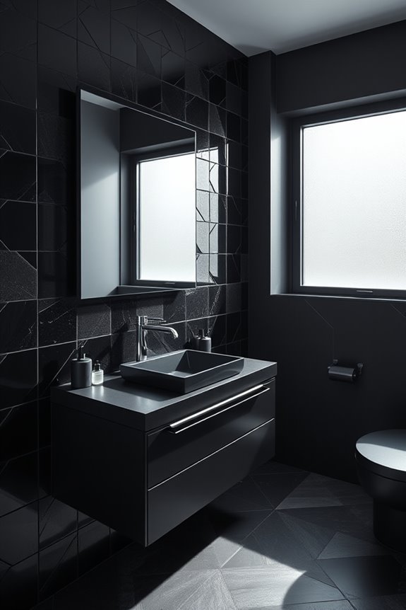 geometric patterns for washroom
