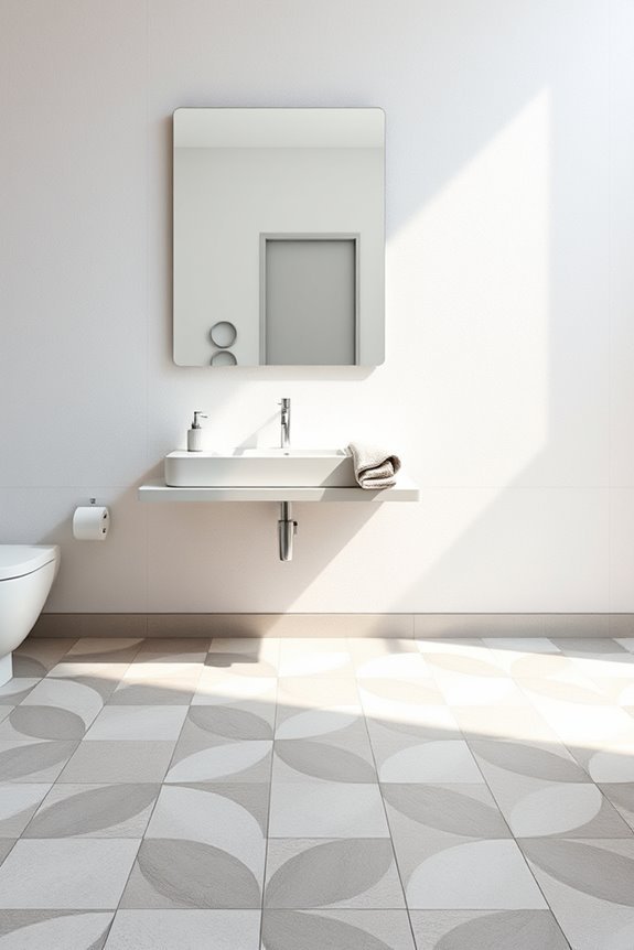geometric tiles bold colors