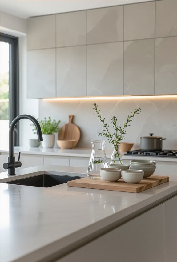 geometric timeless backsplash design