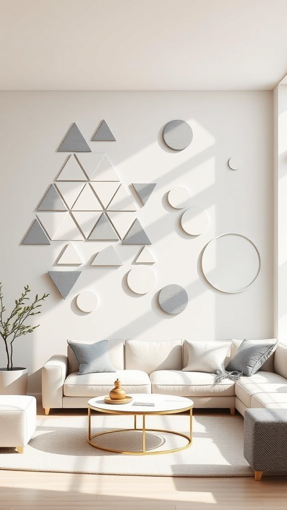 geometric vinyl wall decals