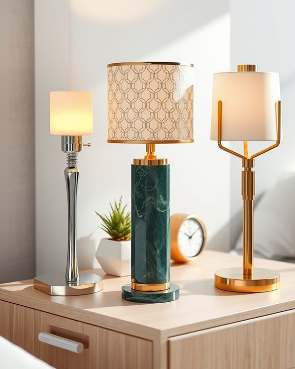 glamorous art deco lamps