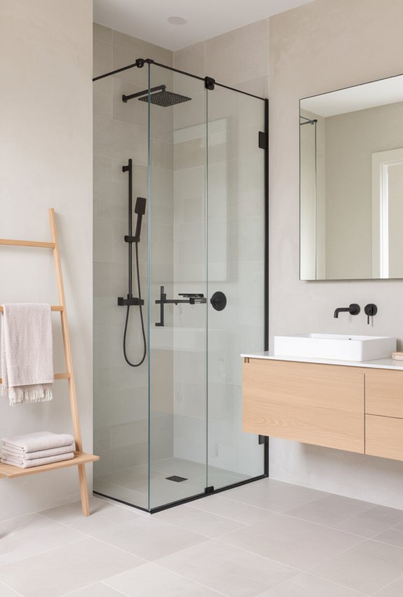 glass and metal contemporary minimalism