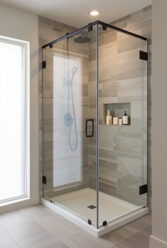 glass enclosures enhance perceived space